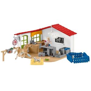 Schleich Farm World - 22,5 X 16,5 Cm - Dyrlægeklinik 42502 - Schleich - Onesize - Legetøjsdyr