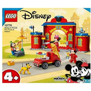 Disney - Mickey Og Venners Brandstation & Brandbil 10776 - - Lego® - Onesize - Klodser