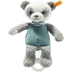 Steiff Musik Bamse - 23 Cm - Paco Panda - Grey/white/petrol - Steiff - Onesize - Musikuro