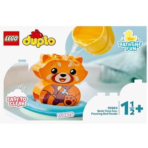 Duplo - Sjov I Badet: Flydende Rød Panda 10964 - 5 Dele - Lego® - Onesize - Klodser