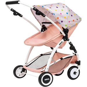 Dukkevogn - Flex - Rosa/hvid 24906000 - Brio - Onesize - Dukkevogn