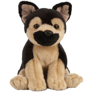 Living Nature Bamse - 17x7 Cm - Schæferhunde Hvalp - Sort/brun - Living Nature - Onesize - Bamse