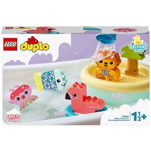 Duplo - Sjov I Badet: Flydende Dyreø 10966 - 20 Dele - Lego® - Onesize - Klodser