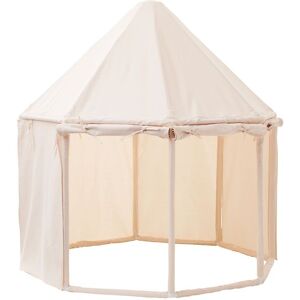 Kids Concept Legetelt - Pavillon - 122x142 Cm - Naturhvid - Kids Concept - Onesize - Legetelt