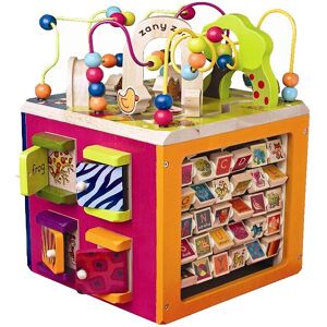 B. Toys - Zany Zoo - 35x45 Cm - Aktivitetskube - Onesize - B. Toys Aktivitetslegetøj