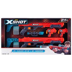 X-Shot Skumgeværer - 2-Pak - Excel - Hawk Eye/micro - X-Shot - Onesize - Legetøj