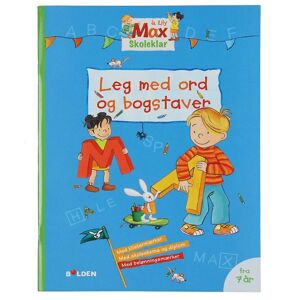 Forlaget Bolden Bog - Max Skoleklar: Leg Med Ord Og Bogstaver - - Forlaget Bolden - Onesize - Aktivitetsbog