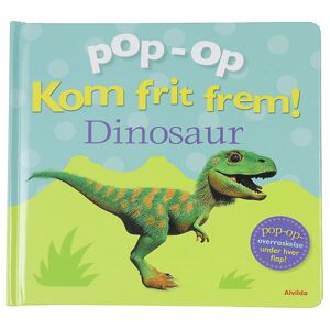 Alvilda Bog - Pop-Op - Kom Frit Frem - Dinosaur - Dansk - Onesize - Alvilda Bog