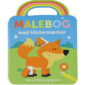 Forlaget Bolden Malebog M. Klistermærker - Ræv - Forlaget Bolden - Onesize - Malebog