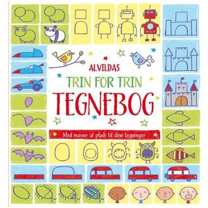 Alvilda Malebog - Trin For Trin Tegnebog - Alvilda - Onesize - Malebog