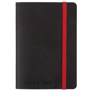 Oxford Notesbog - Soft Cover - Linieret - A6 - Sort/rød - Oxford - Onesize - Notesbog