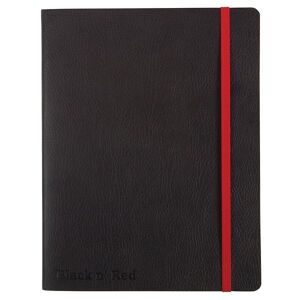 Oxford Notesbog - Soft Cover - Linieret - A5 - Sort/rød - Oxford - Onesize - Notesbog