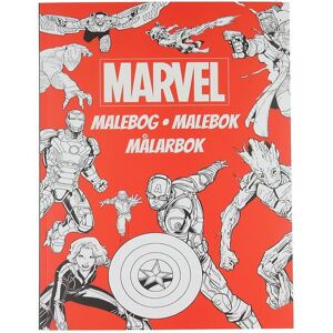 Karrusel Forlag Malebog - Marvel - Onesize - Karrusel Forlag Malebog