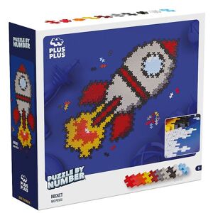 Plus-Plus Puzzle By Number - 500 Stk. - Rocket - Plus-Plus - Onesize - Legetøj