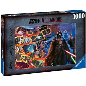 Ravensburger Puslespil - 1000 Brikker - Star Wars Darth Vader - Ravensburger - Onesize - Puslespil