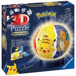 Ravensburger 3d Puslespil/lampe - 74 Brikker - Pokémon Night Lig - Ravensburger - Onesize - Puslespil