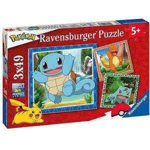 Ravensburger Puslespil - 3x49 Brikker - Pokémon - Ravensburger - Onesize - Puslespil