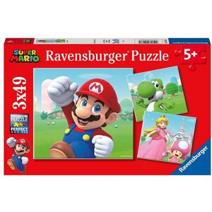 Ravensburger Puslespil - 3x49 Brikker - Super Mario - Ravensburger - Onesize - Puslespil