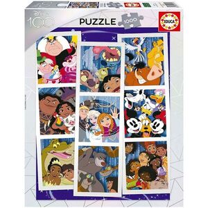 Educa Puslespil - Disney 100 Collage - 48x68 Cm - 1000 Brikker - Educa - Onesize - Puslespil