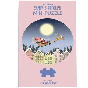 Vissevasse Puslespil - Mini - 11x11 Cm - 31 Brikker - Santa & Ru - Vissevasse - Onesize - Puslespil