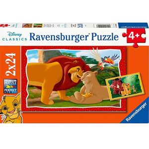 Ravensburger Puslespil - 2x24 Brikker - The Lion King - Onesize - Ravensburger Puslespil