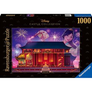 Ravensburger Puslespil - 1000 Brikker - Disney Castles Mulan - Onesize - Ravensburger Puslespil