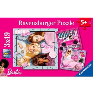 Ravensburger Puslespil - 3x49 Brikker - Barbie - Ravensburger - Onesize - Puslespil