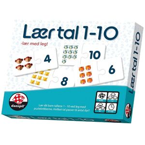 Danspil Læringsspil - Lær Tal 1-10 - Danspil - Onesize - Spil