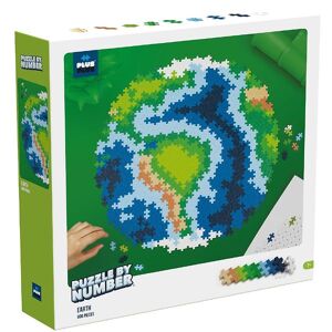 Plus-Plus Puzzle By Number - 800 Stk. - Earth - Plus-Plus - Onesize - Klodser