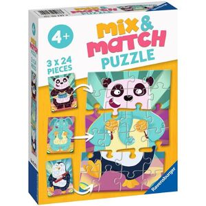 Ravensburger Puslespil - 3x24 Brikker - Mix & Match - Ravensburger - Onesize - Puslespil