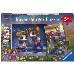 Ravensburger Puslespil - 3x49 Brikker - Musse & Helium - Ravensburger - Onesize - Puslespil