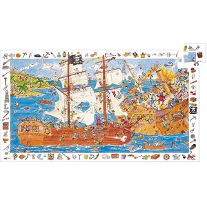 Djeco Puslespil - 100 Brikker - Piratskib - Djeco - Onesize - Puslespil