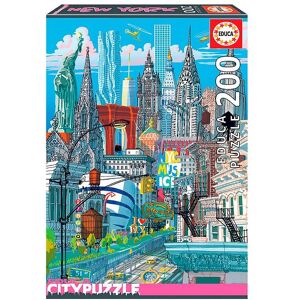 Educa City Puslespil - 200 Brikker - New York - Educa - Onesize - Puslespil