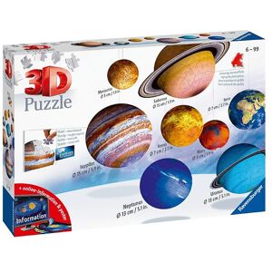 Ravensburger 3d Puslespil - 522 Brikker - Solar System - Ravensburger - Onesize - Puslespil