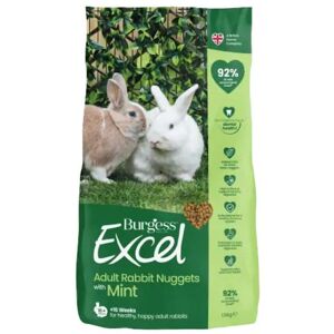 Burgess Excel Adult Rabbit Med Mint 1,5 Kg