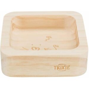 Trixie Naturlig Ubehandlet Træskål S - 60 Ml / 8x8 Cm