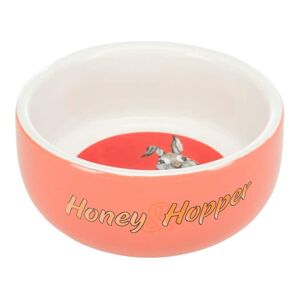 Trixie Honey & Hopper Keramik Skål Salmon/pink