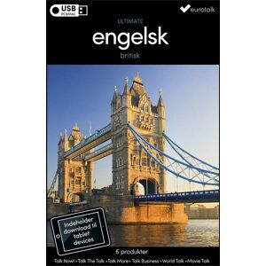 Britisk engelsk samlet kursus USB & download (multimedia, cd-rom, flere sprog)