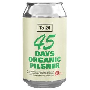 To Øl, 45 Days Organic Pilsner 33 cl. - Øl