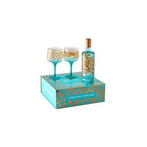 Gin Typer > London Dry Gin Silent Pool Gin Luksus gift box med 2 glas. - Gin