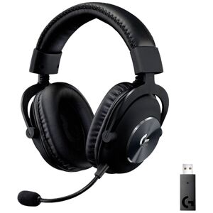 Logitech Gaming PRO X Gaming On Ear-headset Trådløs 7.1 Surroundsound Sort Lydstyrkeregulering, Indstilling af lydløs mikrofon