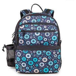 Jeva Skoletaske 23l Square Cosmos One size Turkis