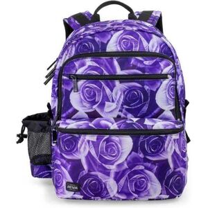 Jeva Skoletaske Square Purple Rose One size Lilla