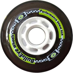 Hyper Wheel Hyper Bullzeye Smoke 82a Inliner Hjul Sort 4-Pak 64mm Sort