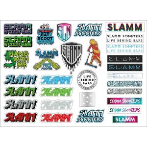 Slamm Sticker Sheet One size Green