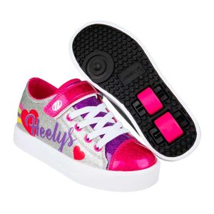 Heelys Rullesko Heelys X2 Snazzy Sølv Rullesko Rainbow Hearts 34 Sølv