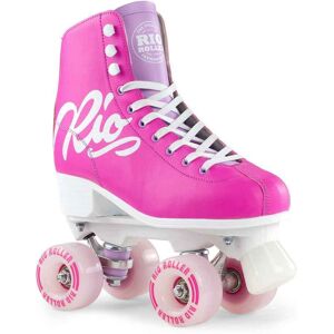 Rio Roller Side By Side Rulleskøjte Script Pink/lilac 40.5 Pink