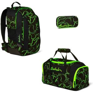 Satch Air Skoletaske 26l Green Supreme 3 Pcs  Green