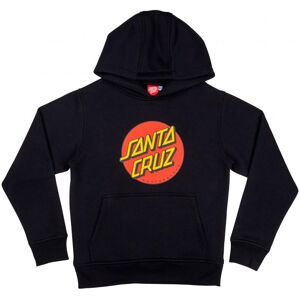 Santa Cruz Youth Classic Dot Hood 8020 Black 6-8 Sort