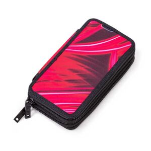 Jeva Two-Zip Pencil Case Pink Lightning One size Blå